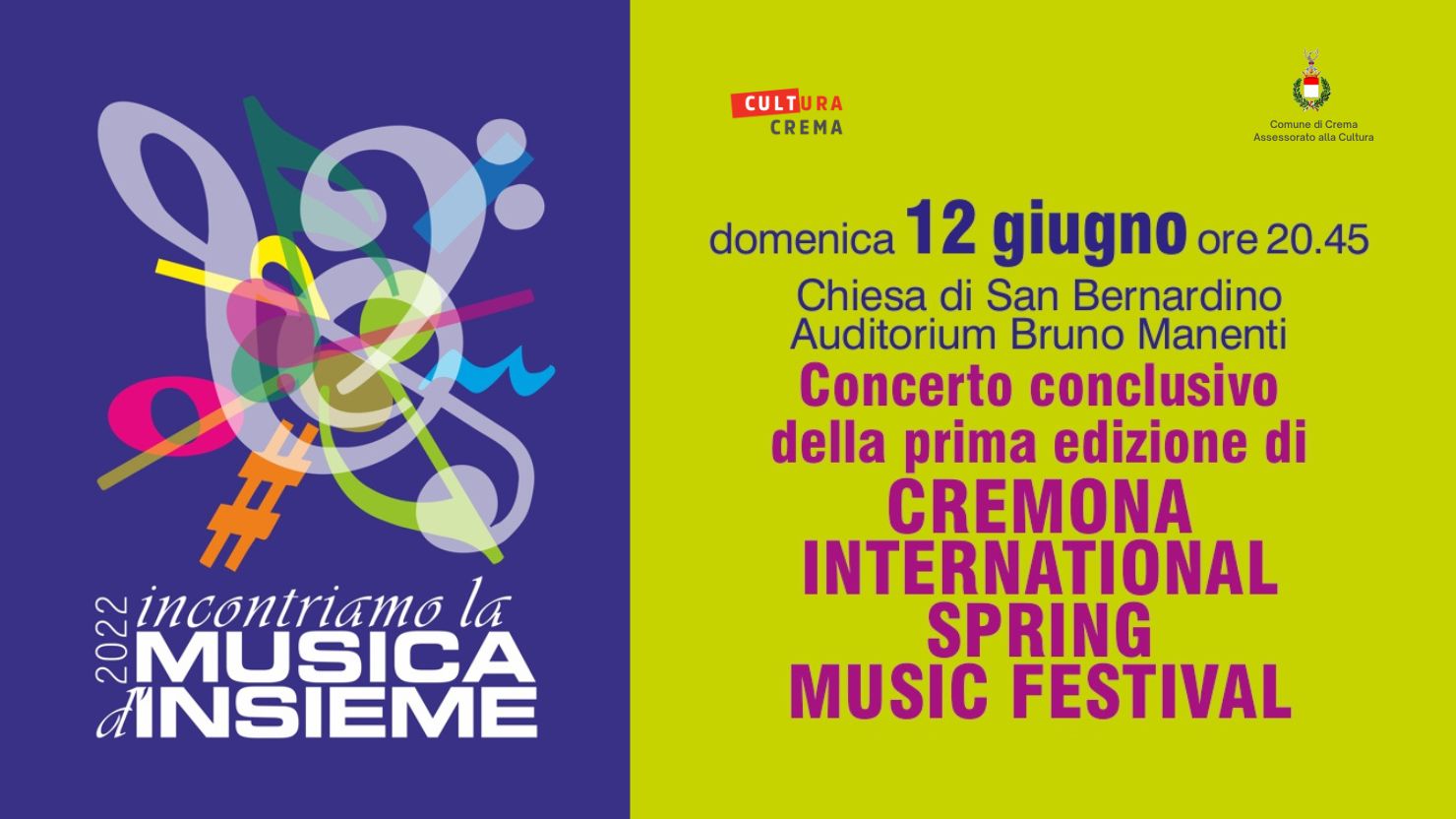 Concerto CREMONA INTERNATIONAL SPRING MUSIC FESTIVAL Cultura Crema